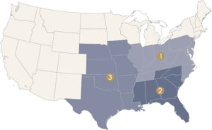 Weekend Directional Signs Coverage Map