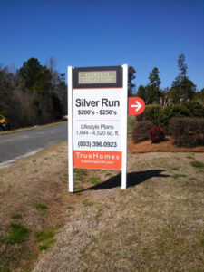 Example of Post and Panel Retail Signs