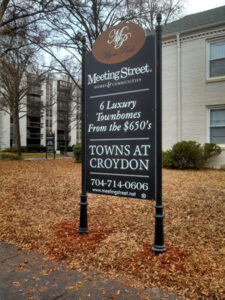 Example of Post and Panel Retail Signs