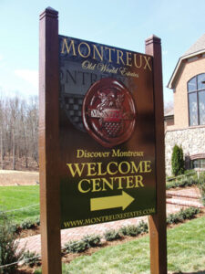 Example of Post and Panel Retail Signs