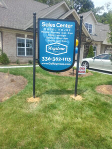 Example of Post and Panel Retail Signs
