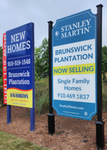 Commerical retails signs post and panel
